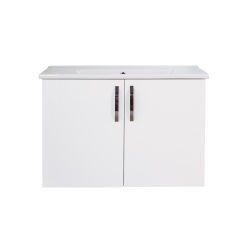 Asmira Lavabolu Alt Dolap - 82 cm - HG Beyaz