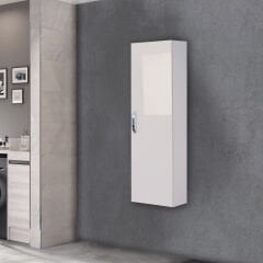 Asmira Boy Dolap 35cm HG Beyaz