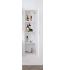 Asmira Boy Dolap - 35 cm - Antrasit Gri