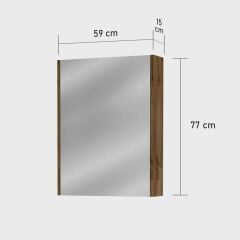 Üst Dolap Kombin - 60-70-90 cm Uyumlu - Ceviz
