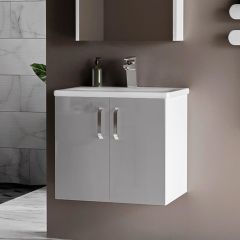 Asmira Lavabolu Alt Dolap - 65 cm - Hg Açık Gri