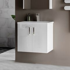 Asmira Lavabolu Alt Dolap - 65 cm - Hg Beyaz