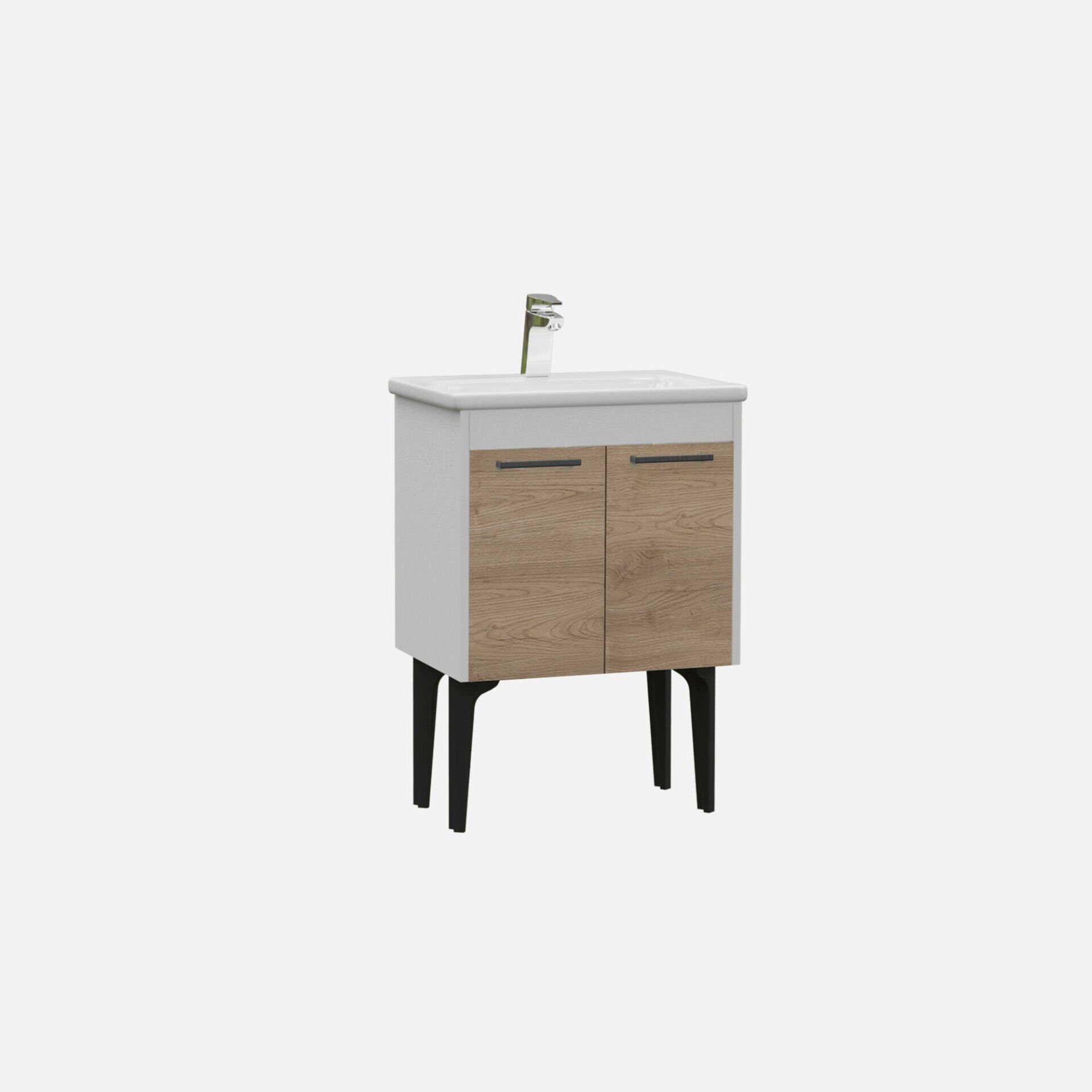 Alt Dolap Toronto - 60 cm - Beyaz Meşe